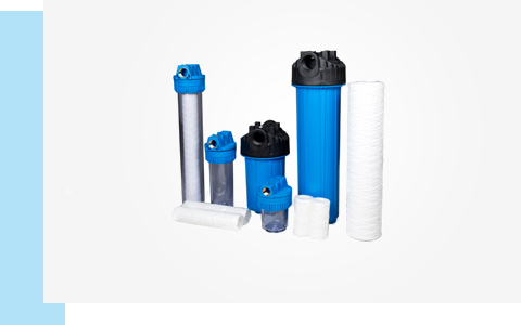 Filter, Filterkerzen und -gehäuse